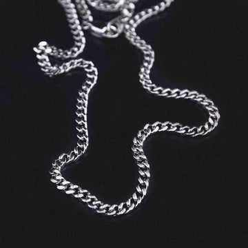 Micro Cuban in White Gold - The GLD Shop