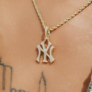 18k Vermeil New York Yankees Micro Pendant