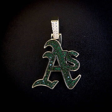 Colgante oficial del logotipo de los Atléticos de Oakland de la MLB