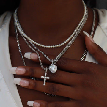 Rope Necklace in White Gold - 2mm - The GLD Shop