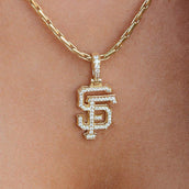 Colgante con el micro logotipo oficial de los San Francisco Giants MLB