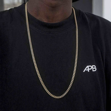 Solid Gold Miami Cuban Link Chain (5mm) - The GLD Shop