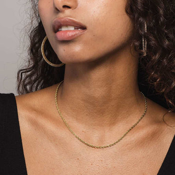 Solid Gold Rope Chain (2mm) - The GLD Shop