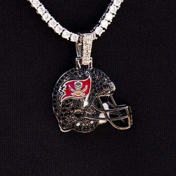 Colgante de casco oficial de la NFL de los Tampa Bay Buccaneers