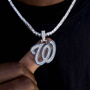 Colgante con el logotipo oficial de la MLB de los Washington Nationals