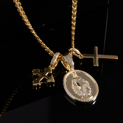 .925 sterling silver plated in luxurious 18k gol