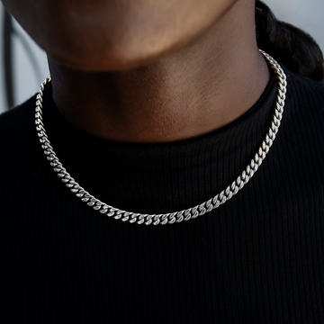 GLD Signature Cuban in White Gold - 6mm