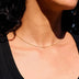 Collar de cadena de eslabones en oro amarillo