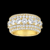 10k Solid Gold 5 Layer Band Ring - The GLD Shop