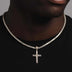 10k Solid Gold Diamond Cross - The GLD Shop