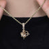 10k Solid Gold Iced Cupid - The GLD Shop