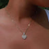 10k Solid Gold Iced Heart Pendant - The GLD Shop