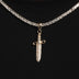 10k Solid Gold Iced Knife Pendant - The GLD Shop
