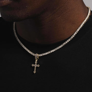 10k Solid Gold Micro Celtic Cross V.1 - The GLD Shop