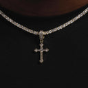 10k Solid Gold Celtic Cross V.1 Pendant-Si Diamonds