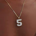 10k Solid Gold Number Pendants - The GLD Shop