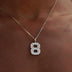 10k Solid Gold Number Pendants - The GLD Shop