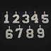 10k Solid Gold Number Pendants in Yellow Gold - The GLD Shop