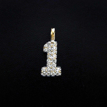 10k Solid Gold Number Pendants in Yellow Gold - The GLD Shop