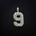 10k Solid Gold Number Pendants in Yellow Gold - The GLD Shop