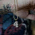 10k Solid Gold Number Pendants in Yellow Gold - The GLD Shop