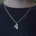 10k Solid Gold Number Pendants in Yellow Gold - The GLD Shop