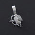 10k Solid White Gold Iced Cupid - The GLD Shop