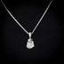 10k Solid White Gold Iced Jesus Pendant - The GLD Shop