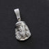 10k Solid White Gold Iced Jesus Pendant - The GLD Shop