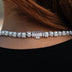Cadena de Perlas Agrupadas en Oro Blanco - 10MM