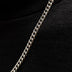 Cuban Link Chain in White Gold - 5mm