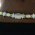 Iced Canary Star Oval Chain in White Gold - 12MM