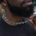 Puffed Mariner Chain in White Gold - 12mm