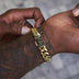 Pulsera de eslabones cubanos Signature en oro amarillo - 12mm