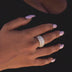 14k Solid Gold 5 Layer Diamond Band Ring - The GLD Shop
