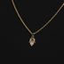 14k Solid Gold Hamsah Micro Pendant - The GLD Shop