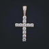 18k Vermeil Diamond Cross - The GLD Shop