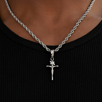 Crucifix Cross Pendant in Black