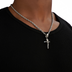 Crucifix Cross Pendant in Black
