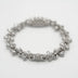 Diamond Spike Bracelet in White Gold