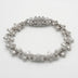 Diamond Spike Bracelet in White Gold
