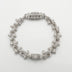 Diamond Spike Bracelet in White Gold