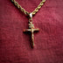 Crucifix Cross Pendant in Yellow Gold