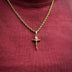 Colgante con Crucifijo de Oro Amarillo