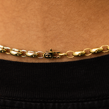 Cadena Valentina en oro amarillo - 7mm