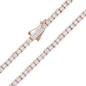 3mm Diamond Tennis Necklace