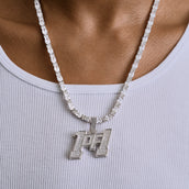 "1of1" Pendant in White Gold