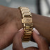 Fluted Bezel Alpha Era in Yellow Gold