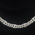 Iced Mariner Puffed Cuban Chain in Yellow Gold