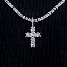 Iced Micro Round Cross